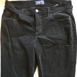 Old navy Rockstar black corduroy pants
